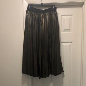 Jennifer Lopez Shimmering Black A-Line Skirt